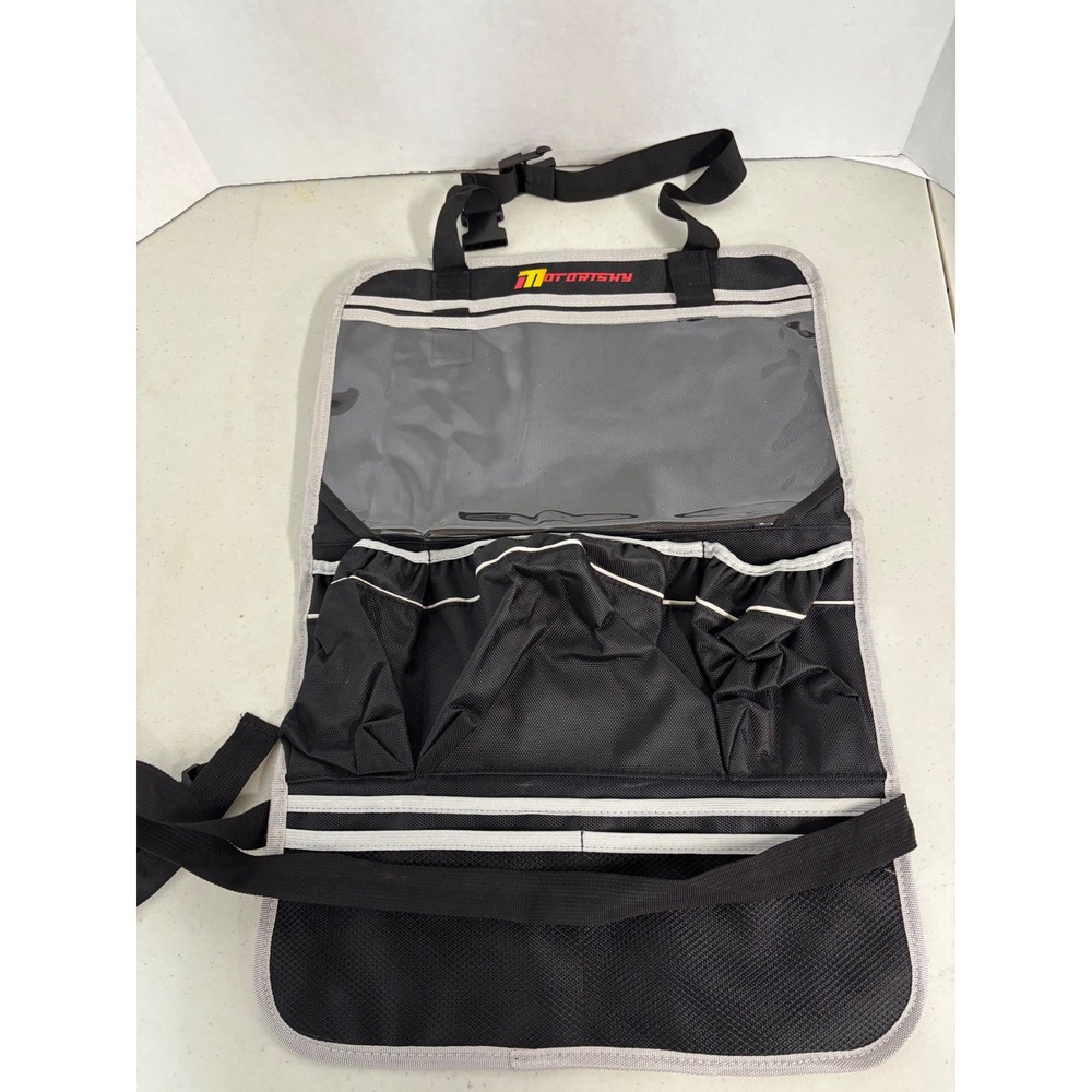 Motorishy Back Seat‎ Car Organizer Tablet Holder Storage Pockets Black  Travel